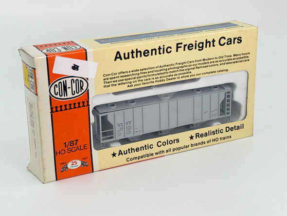 Pre-Owned: Con Cor PS-2 3 Bay Covered Hopper kit NAHX, Florida Tile Co. 59236 - HO Scale