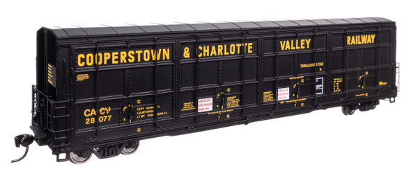 Walthers Proto 920-101944 - 56' Thrall All-Door Boxcar Coppertown and Charlotte Valley (CACV) 28080 - HO Scale