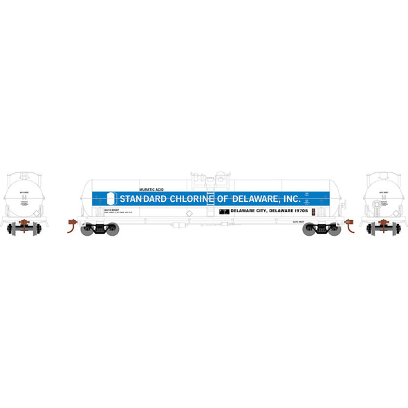 Athearn 2212 - 62' Tank Car General American (GATX) 85090 - HO Scale