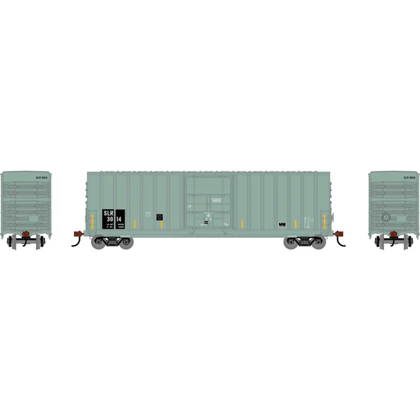 Athearn Roundhouse 2083 - 50' Exterior Post High Cube Plug Door Box Car St. Lawrence and Atlantic Railroad (SLR) (GWRR) 3015 - HO Scale