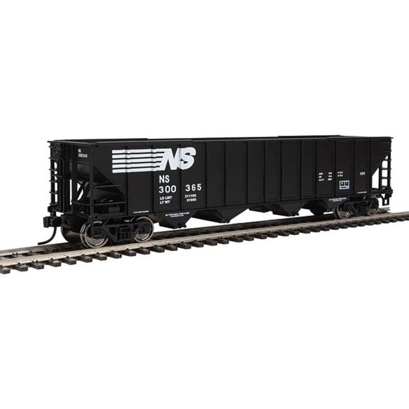 Walthers Mainline 910-1997 - 50' 100-Ton 4-Bay Hopper  Norfolk Southern (NS) 300365 - HO Scale