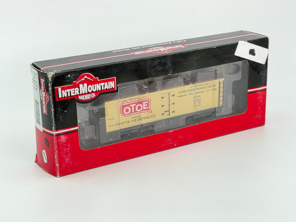 Pre-Owned: Intermountain Wood Refrigerator Car, NIB OTOE Food Products 4002 - HO Scale