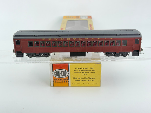Pre-Owned: Con Cor Post-War Pennsylvania Paint Scheme Coach Car Pennsylvania 1 - HO Scale
