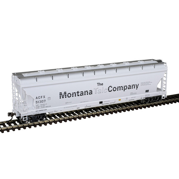 Atlas Master 20007994 - ACF PRESSUREAIDE COVERED HOPPER Talc Company (ACFX) 51374 - HO Scale