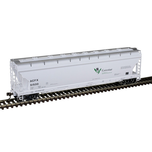 Atlas Master 20007998 - ACF PRESSUREAIDE COVERED HOPPER Cerestar (ACFX) 51523 - HO Scale