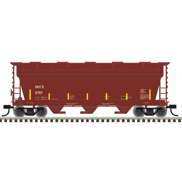 Atlas Trainman 20008107 - ACF 3560 COVERED HOPPER  [W/CONSPIC STRIPES] IMCX 5797 - HO Scale