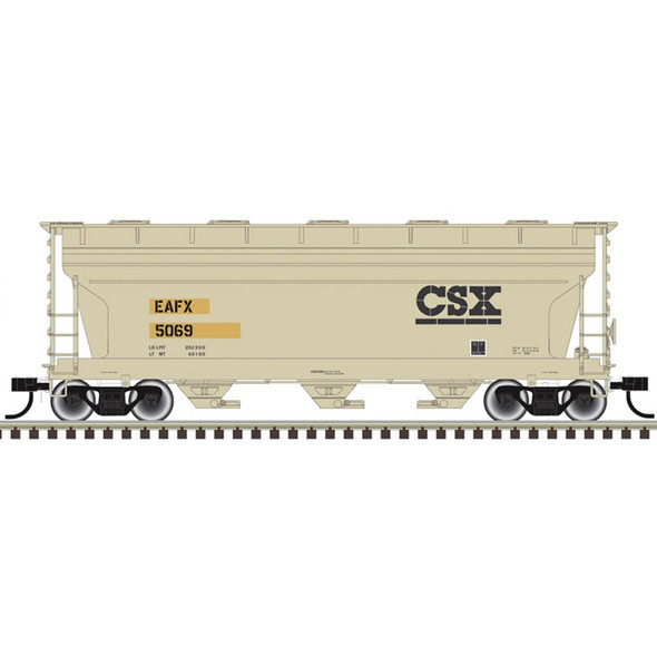 Atlas Trainman 20008108 - ACF 3560 COVERED HOPPER Rail Logistics (EAFX) 5069 - HO Scale
