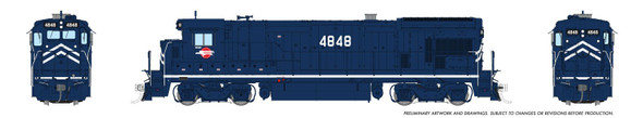 PRE-ORDER: Rapido 1074028 - GE B30-7A (DC Silent) Missouri Pacific (MP) 4848 - HO Scale
