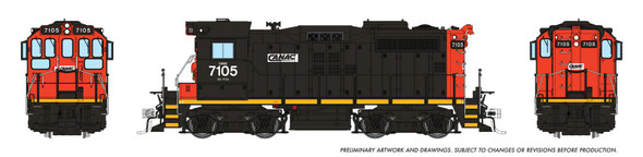PRE-ORDER: Rapido 1108012 - CN SW1200RSm 'SWEEP' (DC Silent) CANAC 7105 - HO Scale