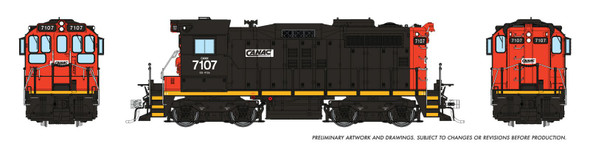 PRE-ORDER: Rapido 1108514 - CN SW1200RSm 'SWEEP' (DCC and Sound) CANAC 7107 - HO Scale