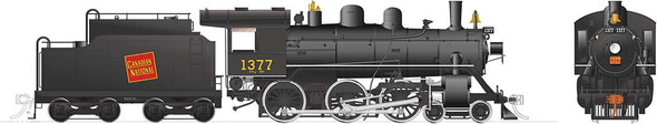 PRE-ORDER: Rapido 603504 - H-6-g 4-6-0 (DCC and Sound) Canadian National (CN) 1377 Tilted Wafer - HO Scale