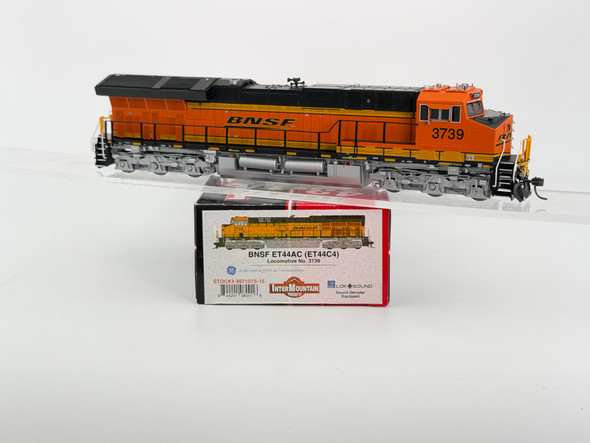 Pre-Owned: Intermountain ET44AC (ET44C4) Locomotive, DCC with Lok Sound, NIB BNSF 3739 - HO Scale