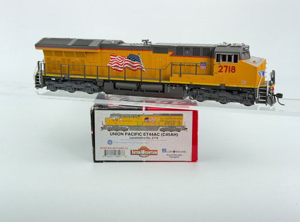 Pre-Owned: Intermountain ET44AC (C45AH) Locomotive, DCC with Lok Sound, NIB Union Pacific 2718 - HO Scale