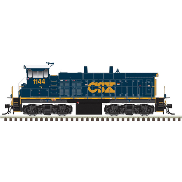 Atlas Master 10004844 - EMD MP15DC (DC Silent) CSX (CSXT) 1144 with ditch lights - HO Scale