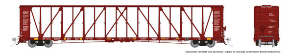 Rapido 562009A-563333 - 73’ NSC Centerbeam BNSF 563333 - N Scale