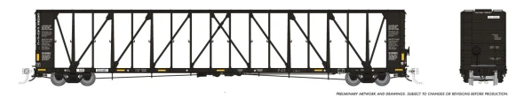Rapido 562012A-120477 - 73’ NSC Centerbeam Norfolk Southern (NS) 120477 - N Scale