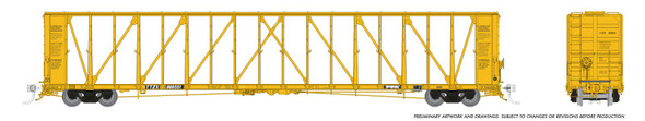 Rapido 562015A-866602 - 73’ NSC Centerbeam TTZX 866602 Late/Flush Deck - N Scale