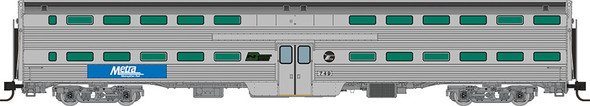 Rapido 545005A - Gallery Commuter Car Metra (METX) Single Car - N Scale