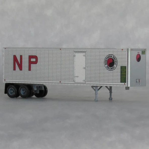 Trainworx 40233-10 - 40' Corrugated Trailer Northern Pacific (NP) 50478 - N Scale
