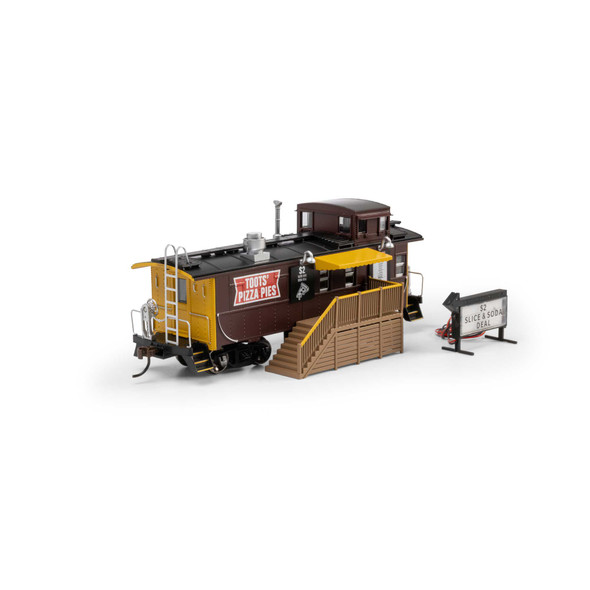 Athearn 74041 - Concession Caboose Toots Pizza Pies - HO Scale