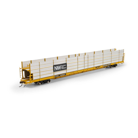 Athearn Genesis 1785 - F89F Bi-Level Auto Rack Norfolk & Western (NW) TTBX 910537 Legendary Liveries - HO Scale