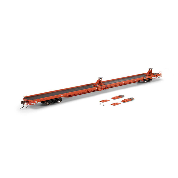 Athearn Genesis 2238 - F89-F Flat Car Atchison, Topeka and Santa Fe (ATSF) 292114 - HO Scale