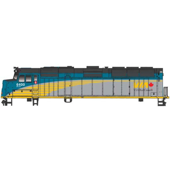 Walthers Mainline 910-9471 - EMD F40PH  VIA Rail Canada (VIA) 6400 - HO Scale