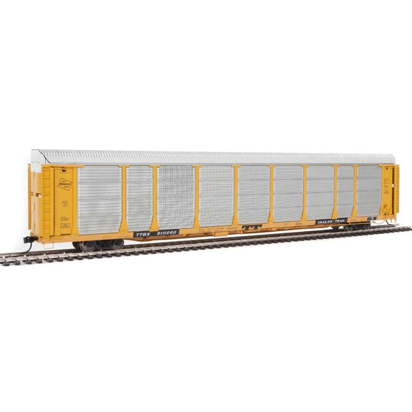Walthers Proto 920-101340 - 89' Thrall Bi-Level Auto Carrier  Milwaukee Road (MILW) 910260 - HO Scale
