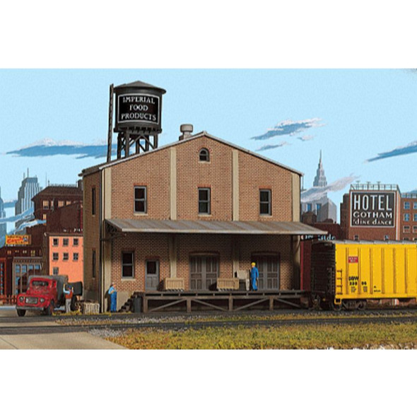 Walthers Cornerstone 933-3184 - Imperial Food Bckgrnd Bld   - HO Scale