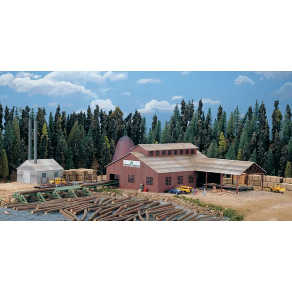 Walthers Cornerstone 933-3236 - Mountain Lmbr Co. Sawmill   - N Scale