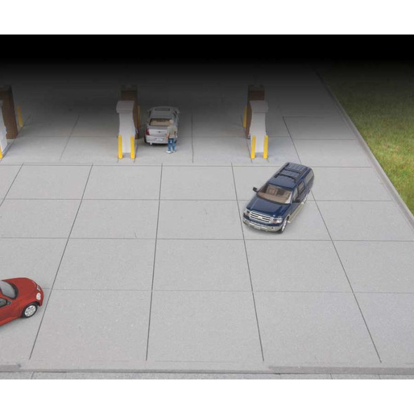 Walthers 933-3540 - Gas Station Parking Lot   - HO Scale