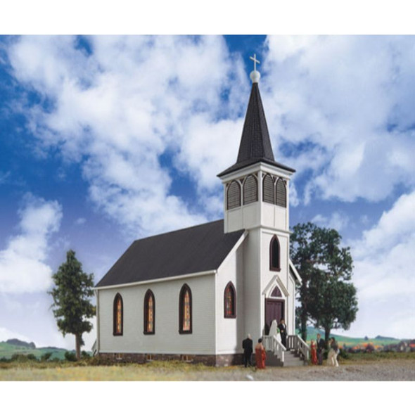 Walthers Cornerstone 933-3655 - Cottage Grove Church Kit   - HO Scale