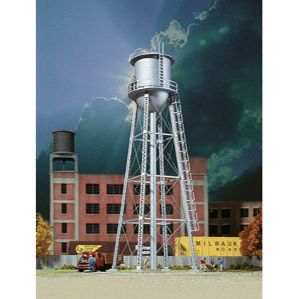 Walthers Cornerstone 933-3833 - Vintage Water Tower Slv   - N Scale