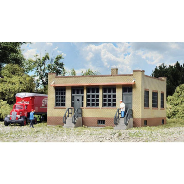 Walthers Cornerstone 933-3834 - Industrial Office Kit   - N Scale