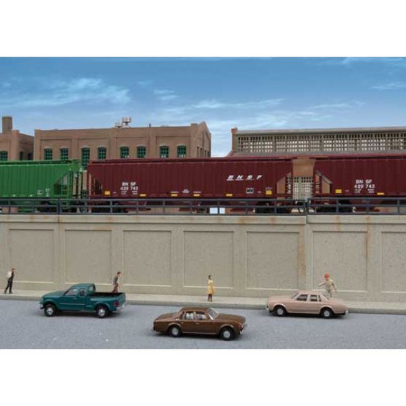 Walthers 933-3882 - Urban Retaining Walls   - N Scale Kit