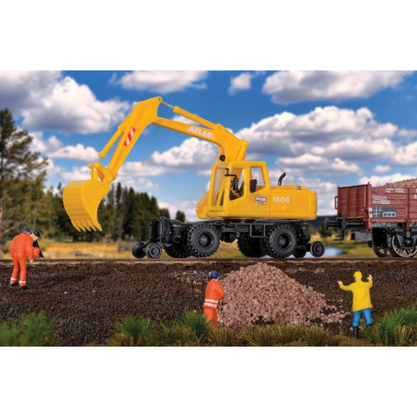 Walthers 949-11014 - Hi-Rail Excavator    - HO Scale Kit
