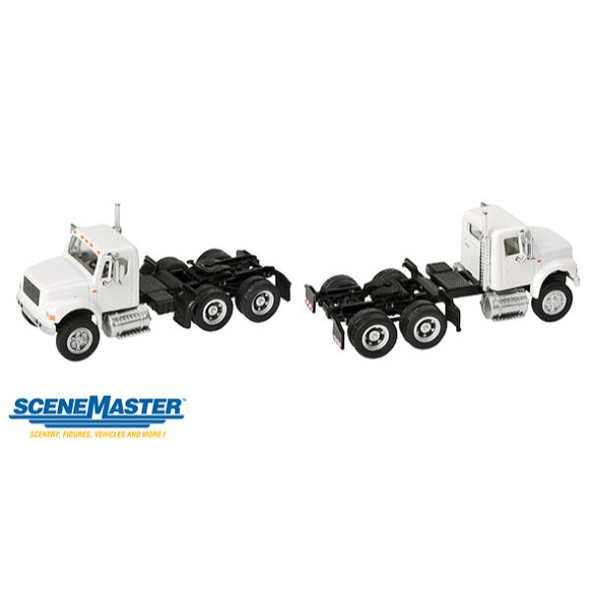 Walthers 949-11180 - Intl 4900 2-Axle Tractor White    - HO Scale