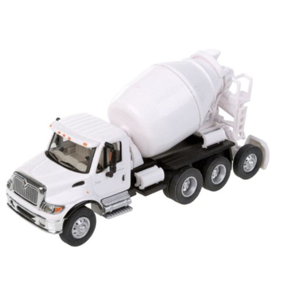 Walthers 949-11678 - Intl 7600 3-Axlw Cement - White    - HO Scale