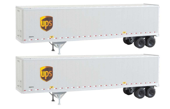 Walthers SceneMaster 949-2213 - 45' Trailer UPS Shield 2 Pack    - HO Scale