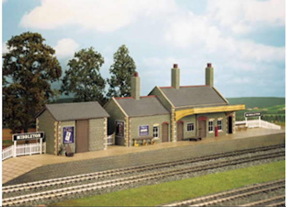 Wills Kits CK17 - Country Station Stone Built - HO Scale
