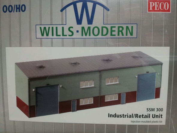 Wills Kits SSM300 - HO Industrial /Retail Unit - HO Scale