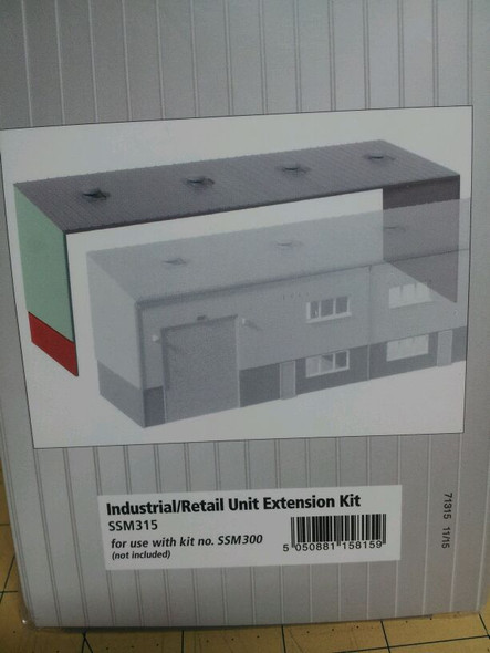 Wills Kits SSM315 - Industrial / Retail Extension Kit - HO Scale