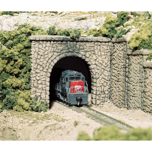 Portail Tunnel De Train Double Voie échelle Z (1:220) - Lot De 2 Pièces Imprimées 3D En PLA - Dimensions 9 X 5,4 Cm - 7