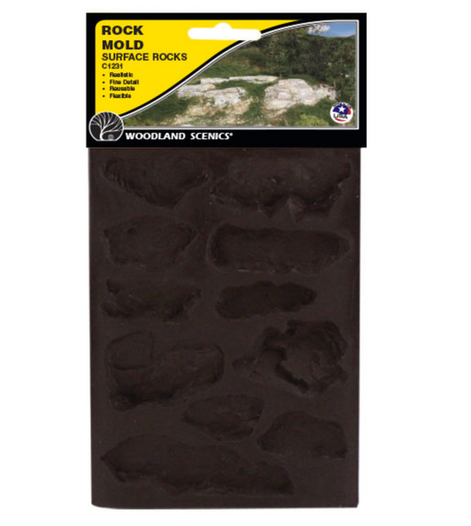 Woodland Scenics #1231 - Surface Rocks Mold