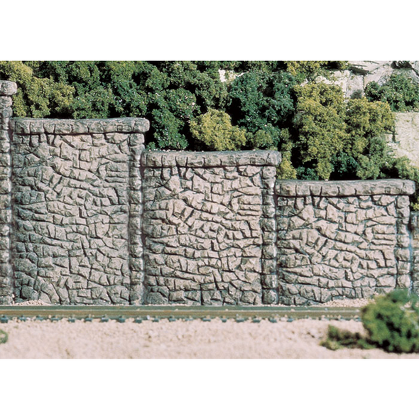 Woodland Scenics 1261 - Random Stone Retaining Wall - HO Scale