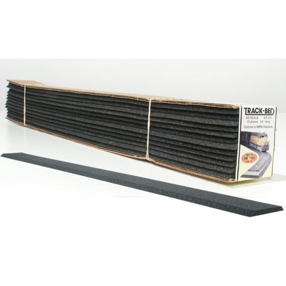 Woodland Scenics 1471 - Track-Bed&#x2122; Strips (Standard Pack) - HO Scale