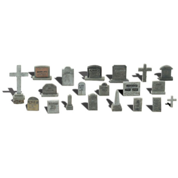 Woodland Scenics #1856 - Tombstones - HO Scale