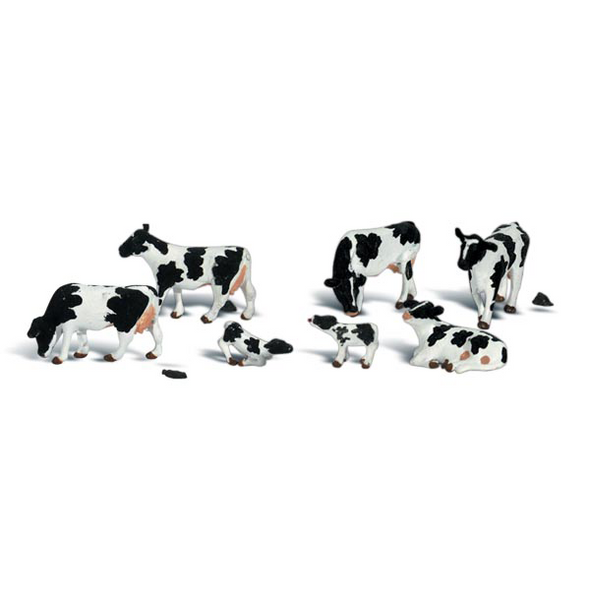 Woodland Scenics #1863 - Holstein Cows - HO Scale