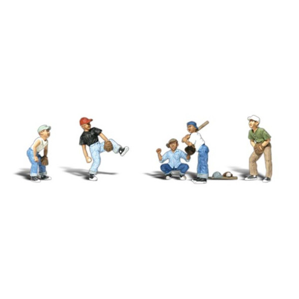 Woodland Scenics #1869 - Baseball Players I - HO Scale