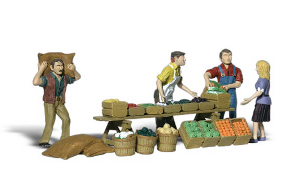 Woodland Scenics #1896 - Farmers Market - HO Scale